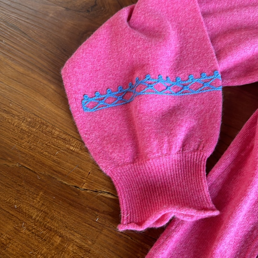 Johnny Was Ryan Zip Up Hoodie in Fuchsia XL NWT - Picture 3 of 13